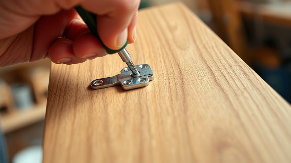 hinge alignment prevents sagging