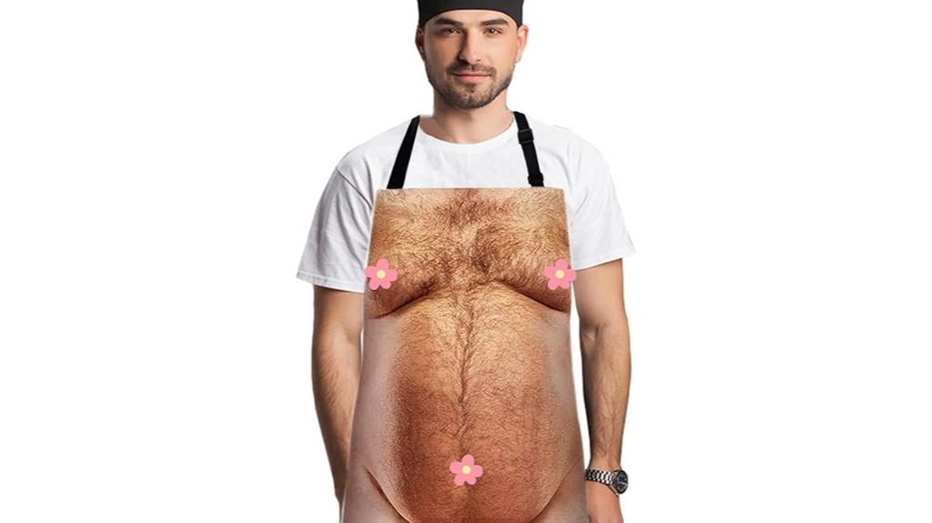 humorous adult belly apron