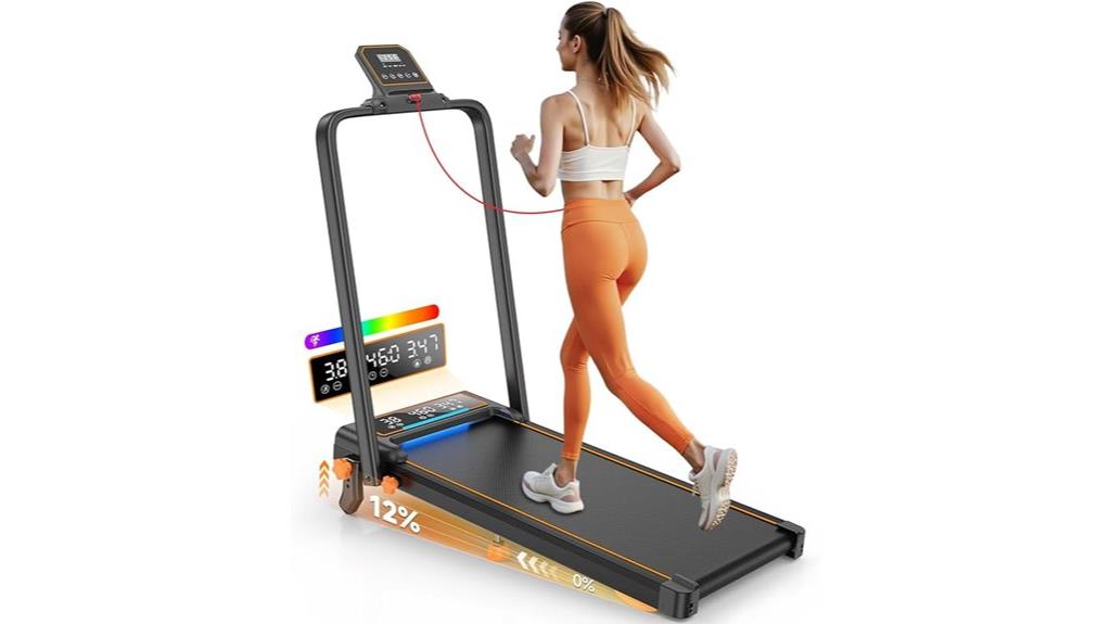incline led smart treadmill
