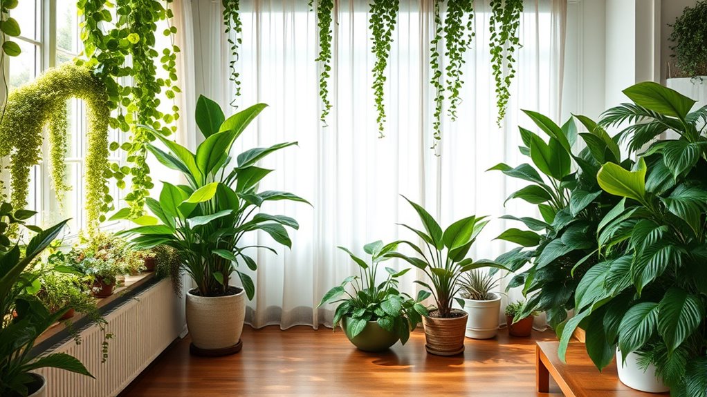indoor plants repel spiders