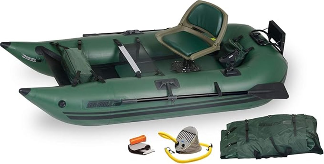 inflatable 9 pontoon boat