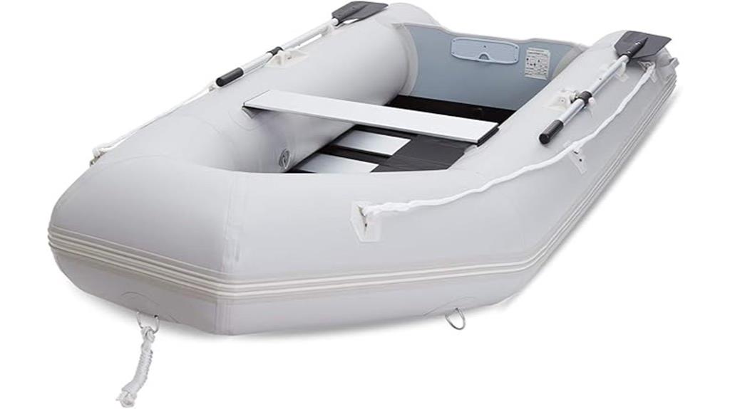 inflatable boat with alloy floor