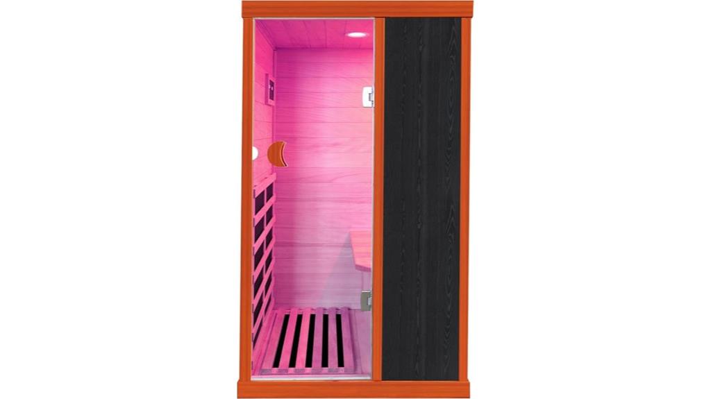 infrared indoor sauna features