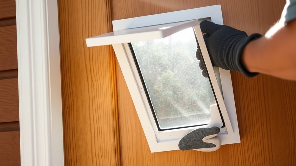 installing secure pet doors