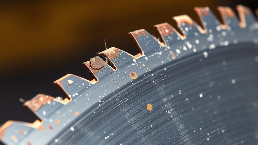 keep saw blade sharp regularly