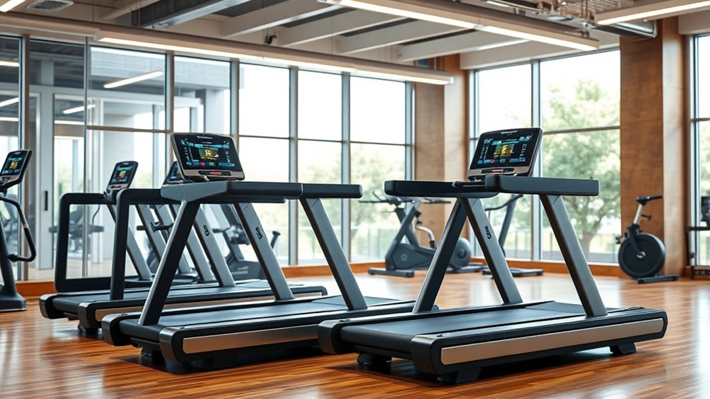 key commercial treadmill features