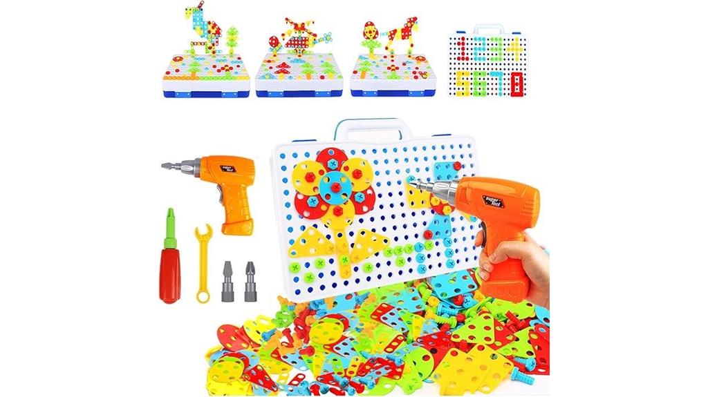 kids 193 piece electric drill