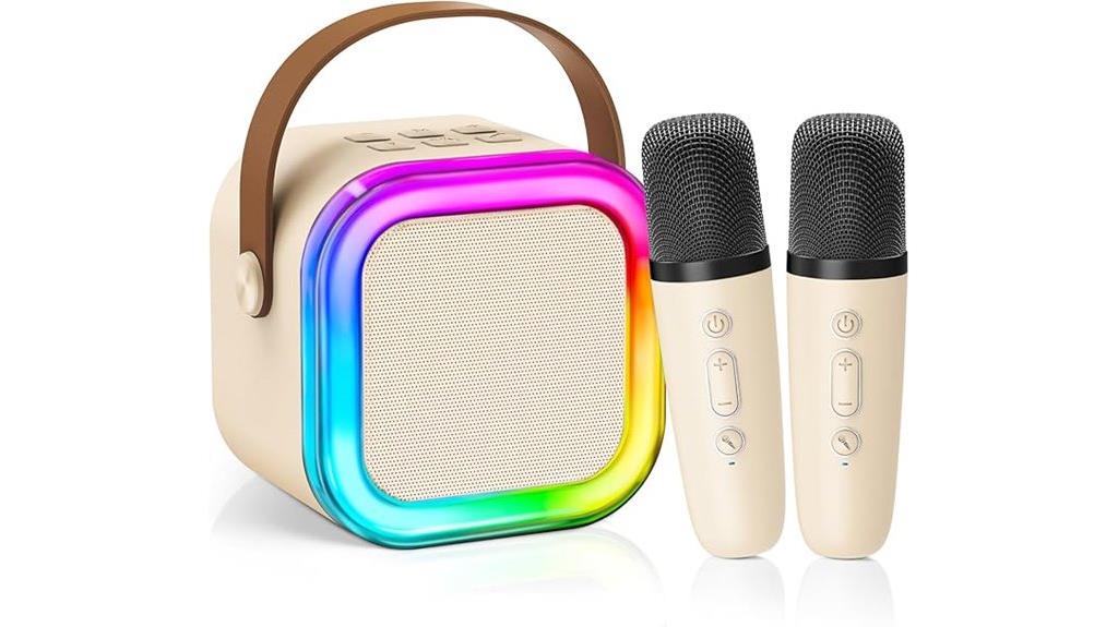 kids portable karaoke device