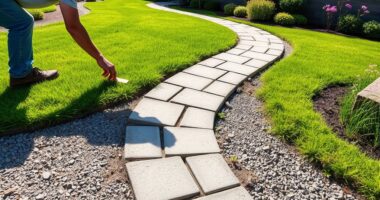 lay pavers for backyard