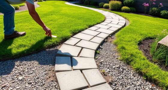 lay pavers for backyard
