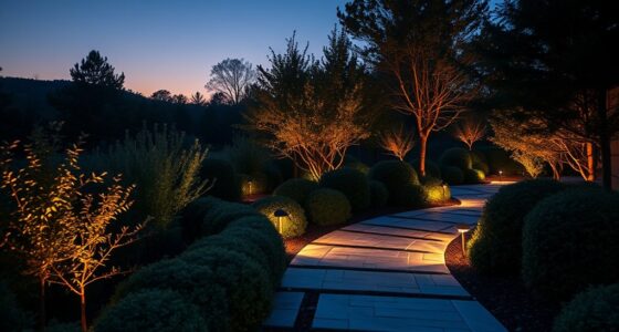 low voltage landscape lighting installation