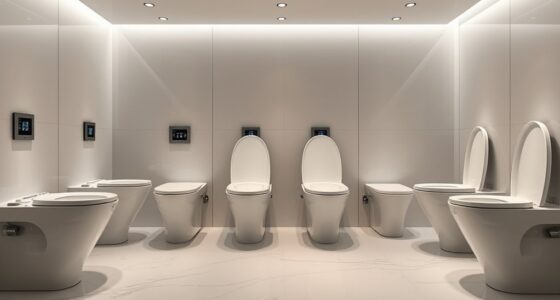 luxury tech toilet selection