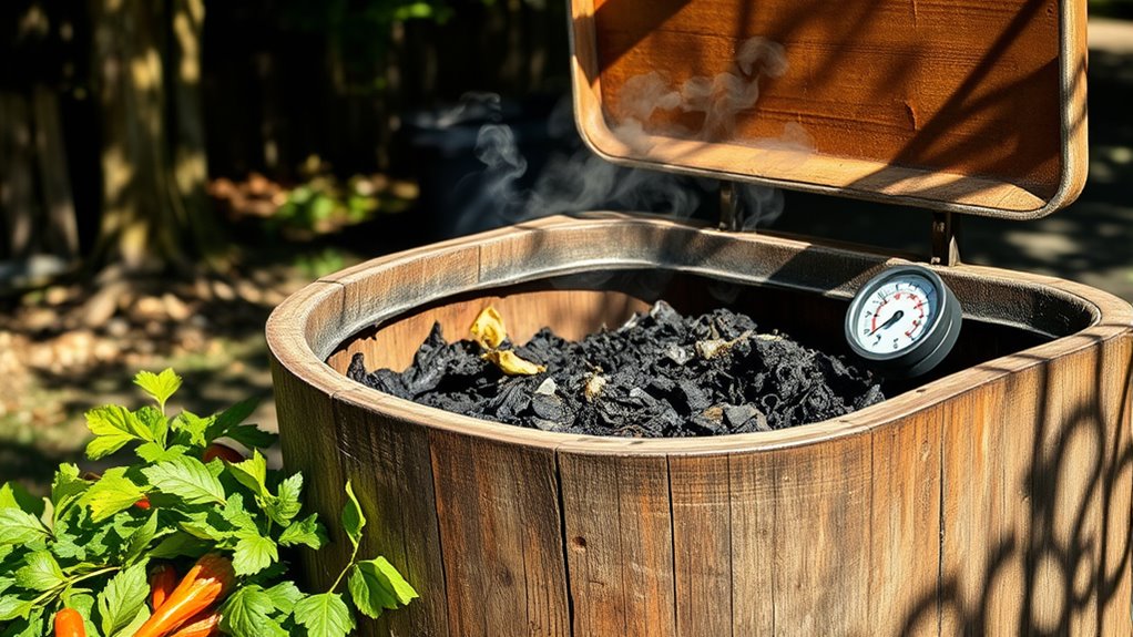 maintain healthy compost conditions