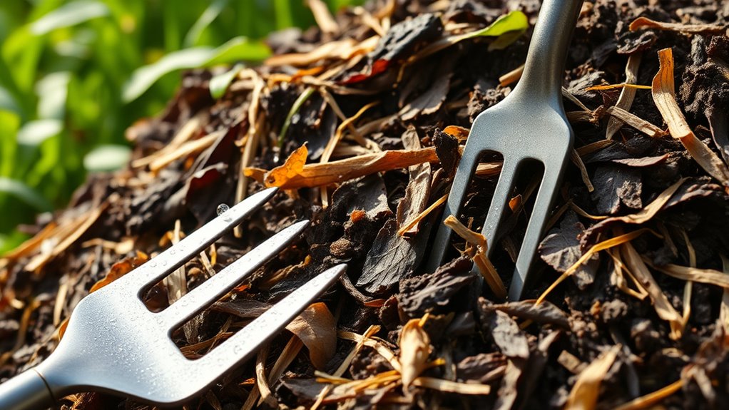 maintain moisture and aeration