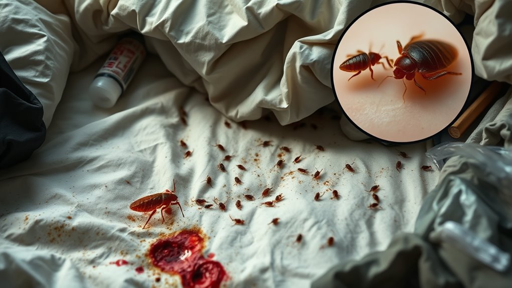 manage bed bug reactions