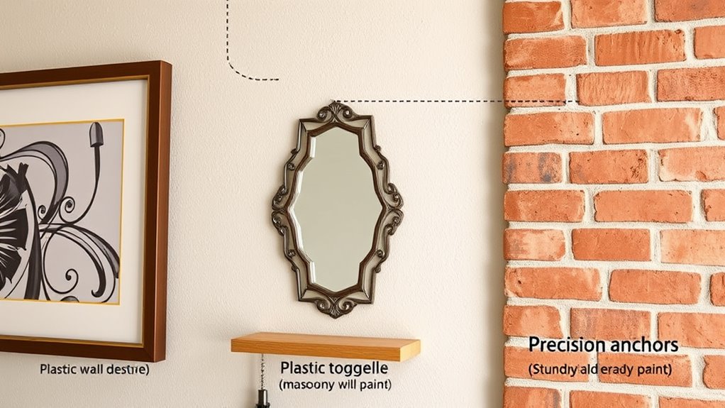 matching anchors to wall types