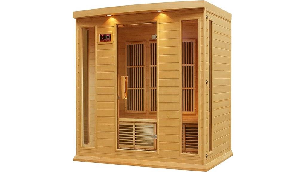 maxxus 4 person infrared sauna