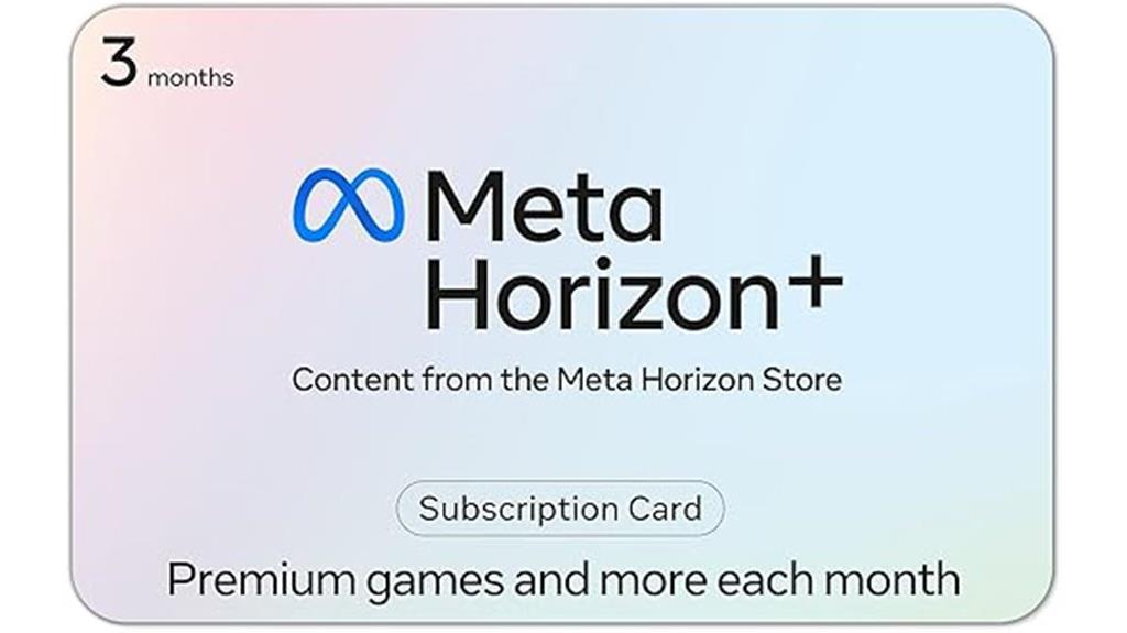 meta horizon plus gift card
