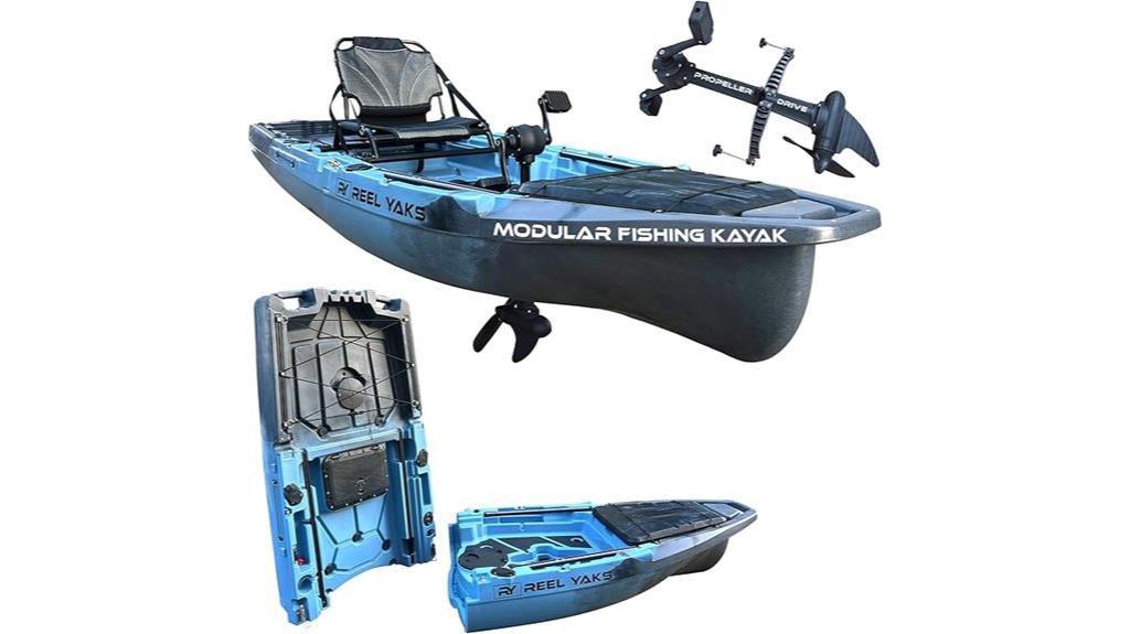 modular 10ft fishing kayak