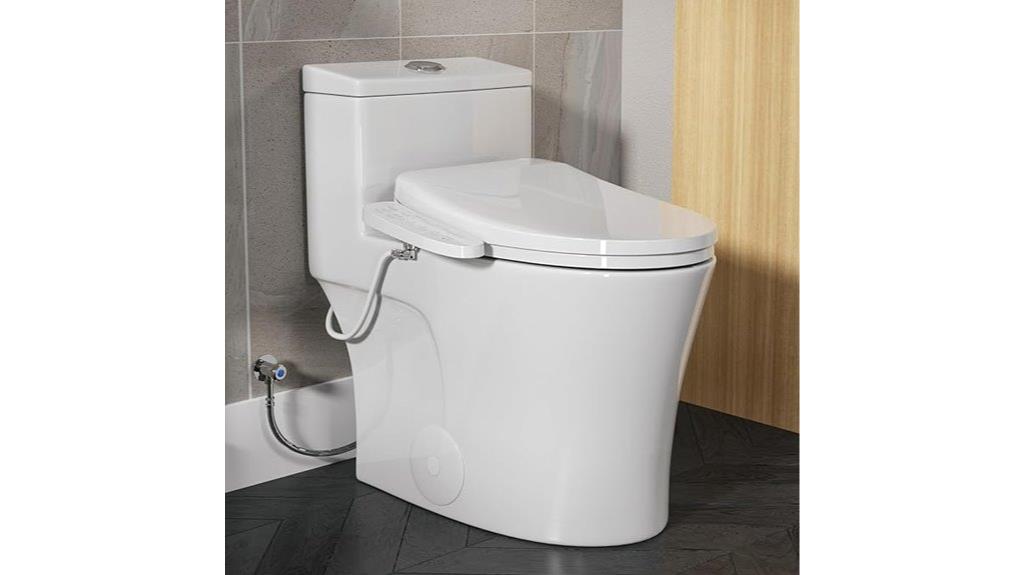 one piece smart toilet