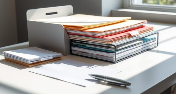 organize documents and mail