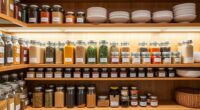organize kitchen pantry efficiently
