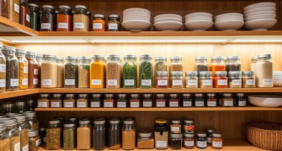 organize kitchen pantry efficiently