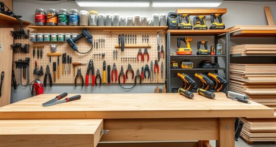 organize tools and workspace