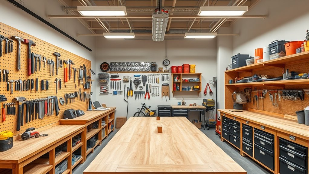 organized ergonomic workshop design