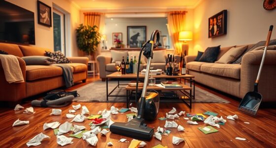 post party cleaning tips