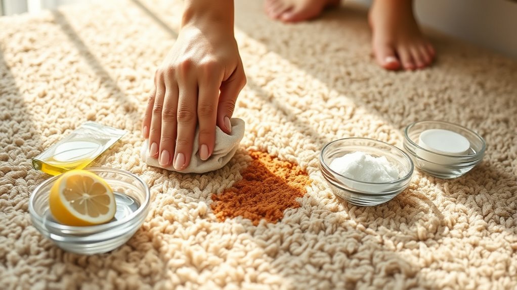 prepare carpet thoroughly first