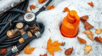 prepare sprinklers for winter