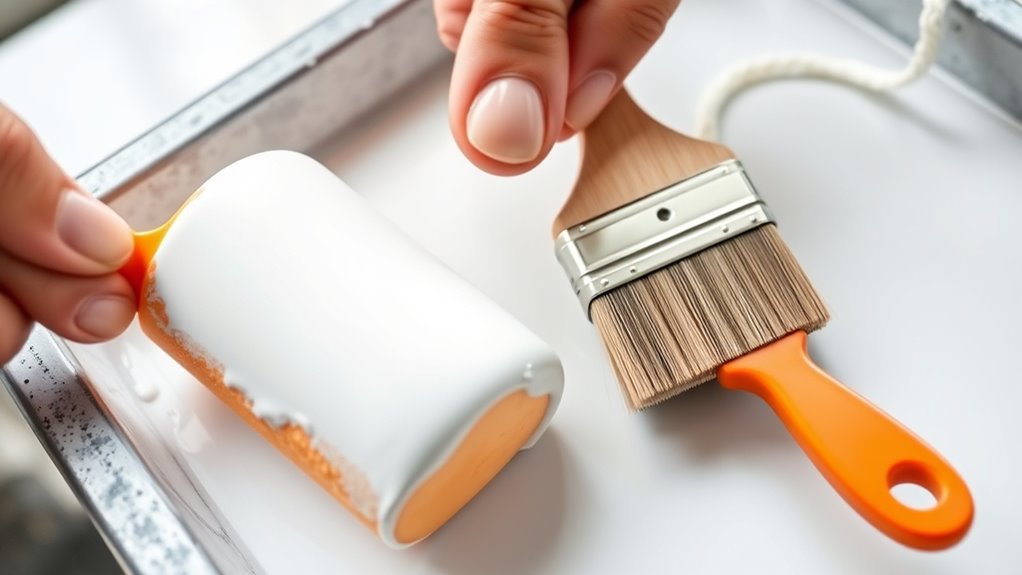 prepare tools for painting