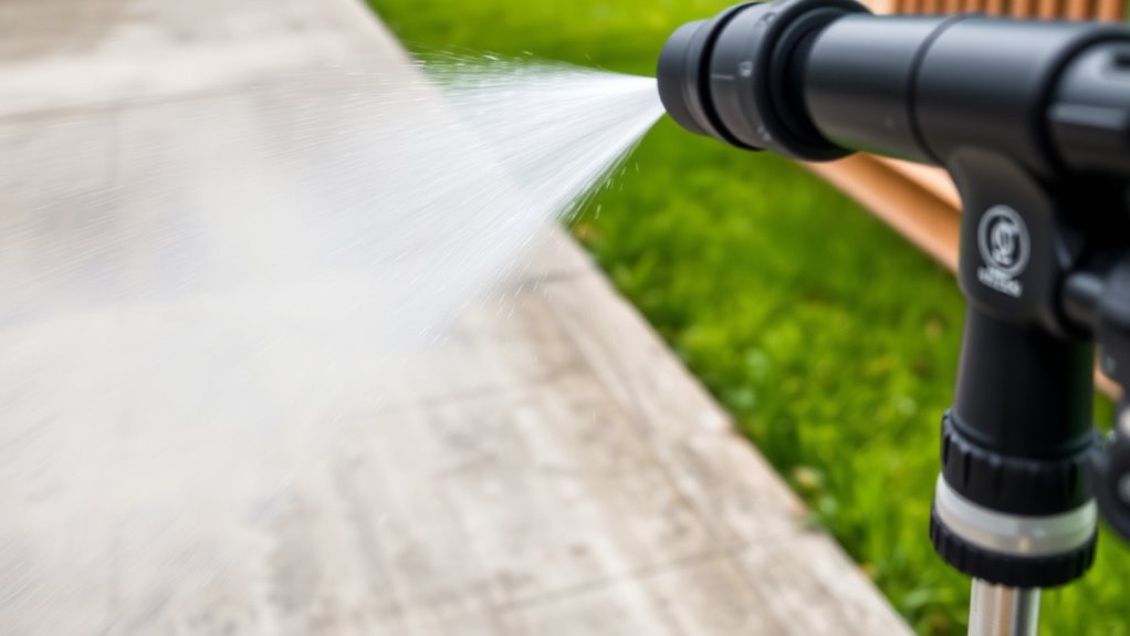 proper spray nozzle technique