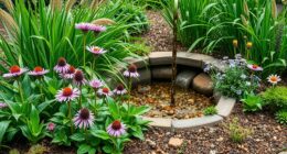 rainwater absorption garden design