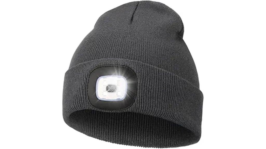 rechargeable led beanie hat