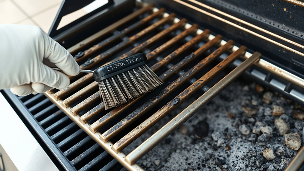 remove scrub rinse dry