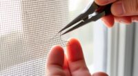 repair window screen holes