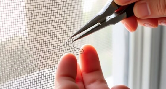 repair window screen holes