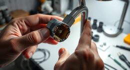 replace faulty lamp socket