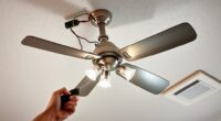 replace light with ceiling fan