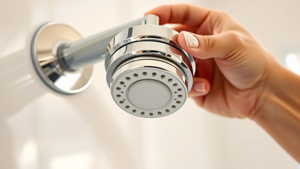 replace shower head easily