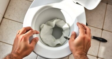 replace toilet wax ring