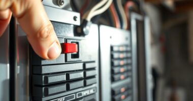 reset circuit breaker safely