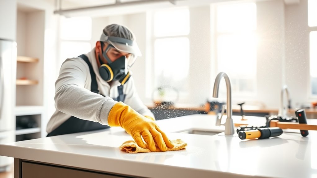 routine for dust prevention