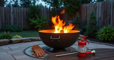 safe backyard fire practices