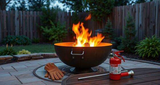 safe backyard fire practices