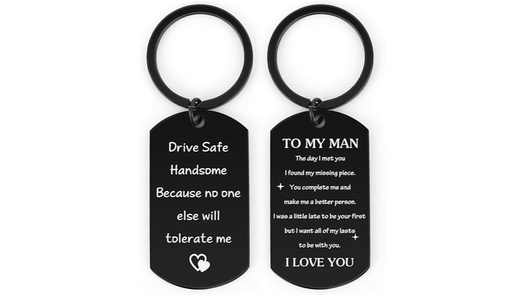 safe driving keychain