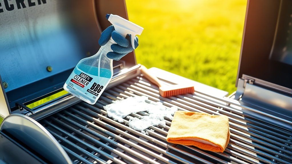 safe thorough grill cleaning