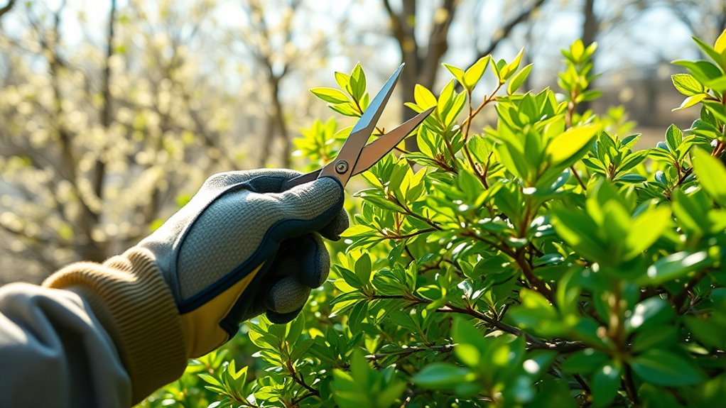 seasonal pruning for plant health